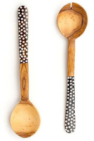 polka dot server set