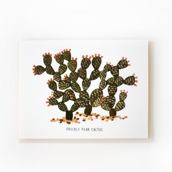 Prickly Pear Cactus Card