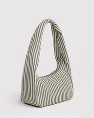 Sage Stripe Small Nylon Meringue Bag