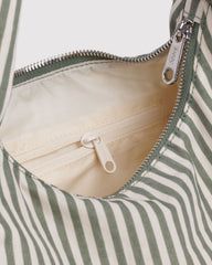 Sage Stripe Small Nylon Meringue Bag