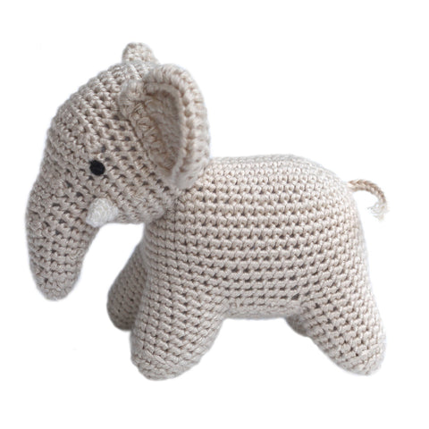 Elephant Organic Handmade Rattle