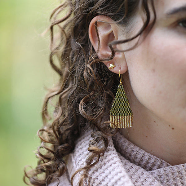 fair trade gold plated earrings 