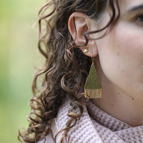 fair trade gold plated earrings 