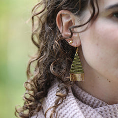 fair trade gold plated earrings 