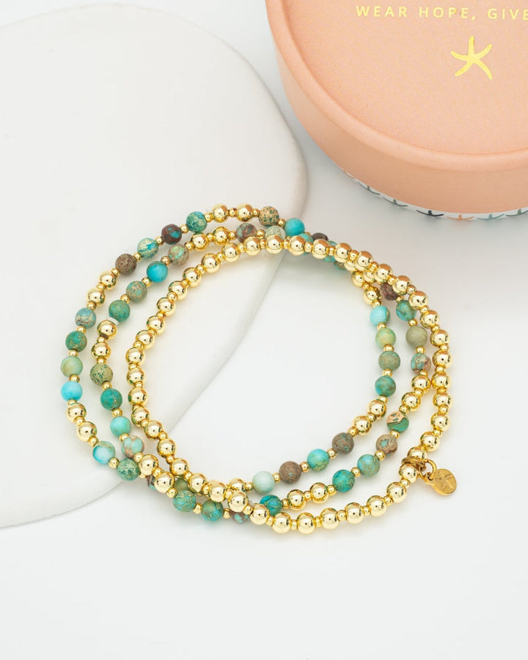 Turquoise Bracelet Set