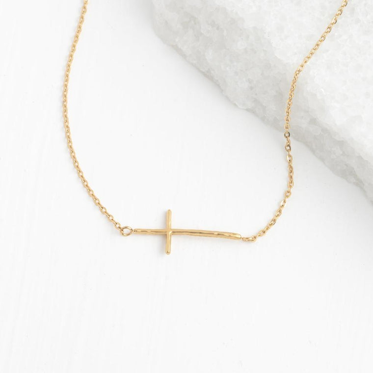 Radiant Cross Necklace