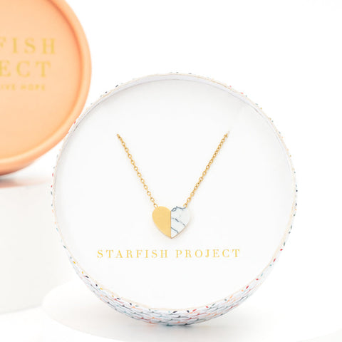 Alexis Gold Heart Necklace