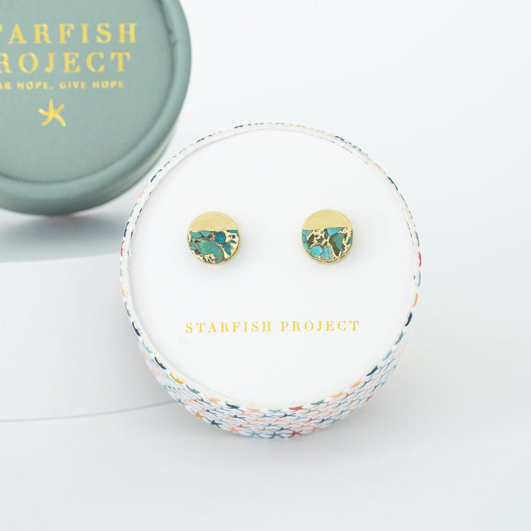 New Horizon Turquoise Studs
