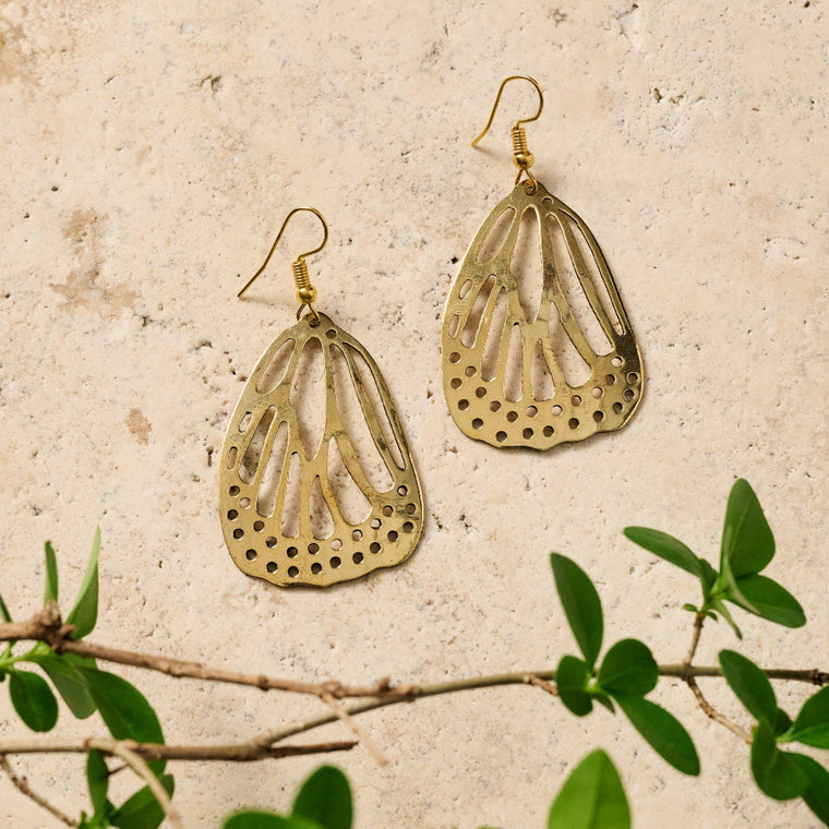 Hava Butterfly Wing Earrings