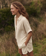 Coastal Organic Curved Hem Short