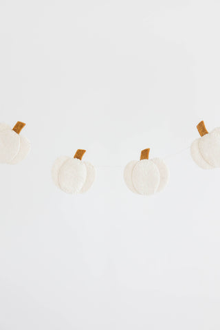 Pumpkin Garland- White