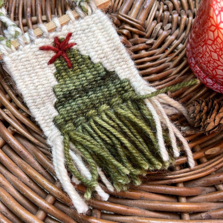 Hand Woven Christmas Tree Ornament