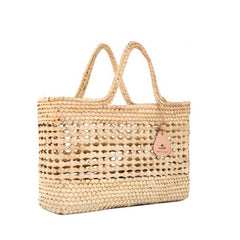 woven basket bag from Mexico