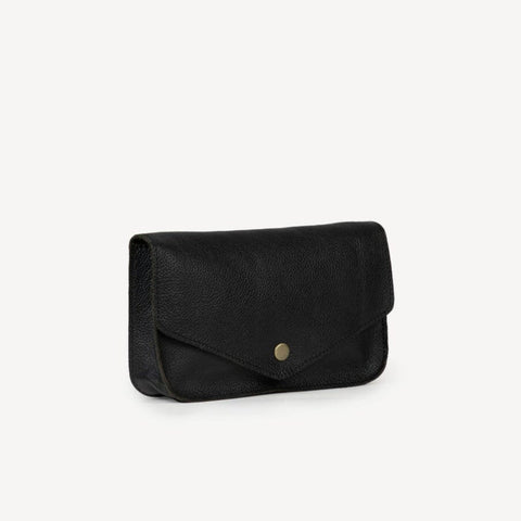 Belt Bag / Crossbody- Black Leather