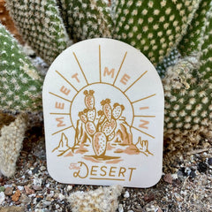 Meet Me in the Desert Vinyl Stickers - Redemption Market