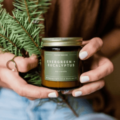 Evergreen + Eucalyptus Mini Candle - Redemption Market