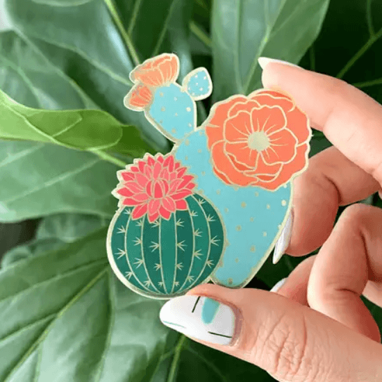 Plant Love Sticker- Blooming Cacti - Redemption Market