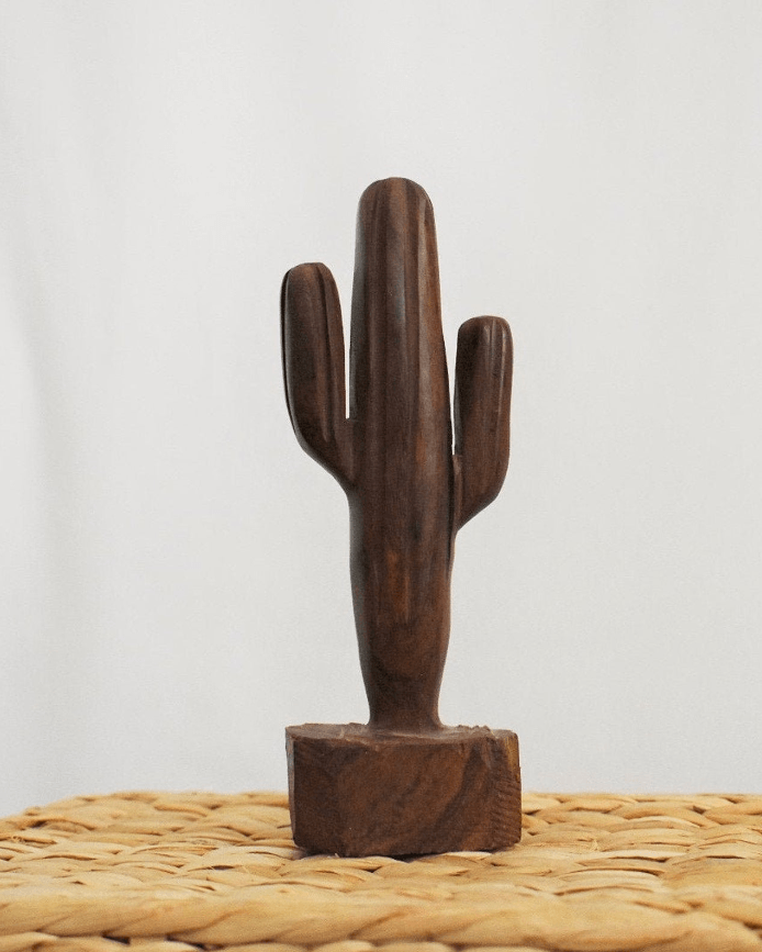 Mid-Century Ironwood Cactus