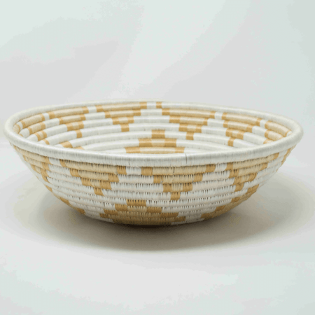 Akaneri Woven Bowl- Tea Diamonds