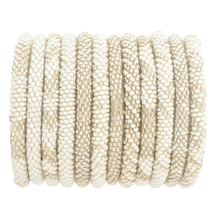 Pearl Roll-on Nepali Bracelets