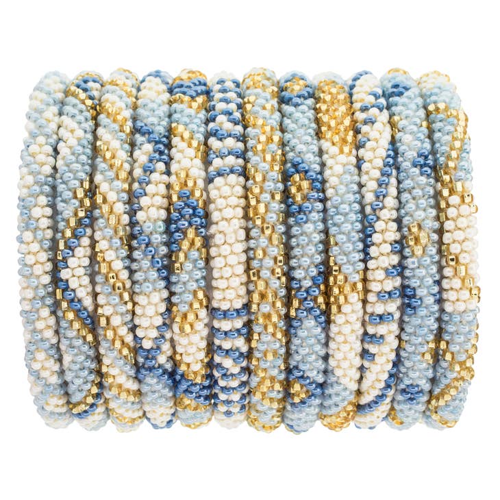 Santorini Roll-on Beaded Bracelets